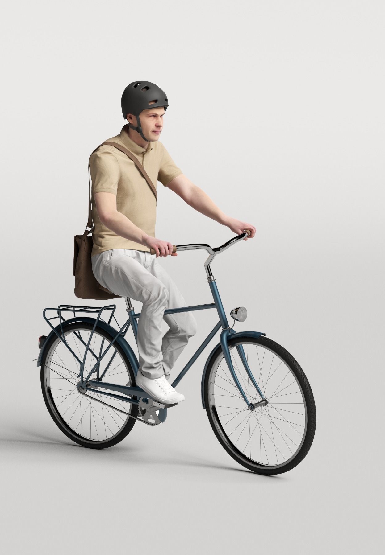 Humano Biking Man 0702 3D model_1