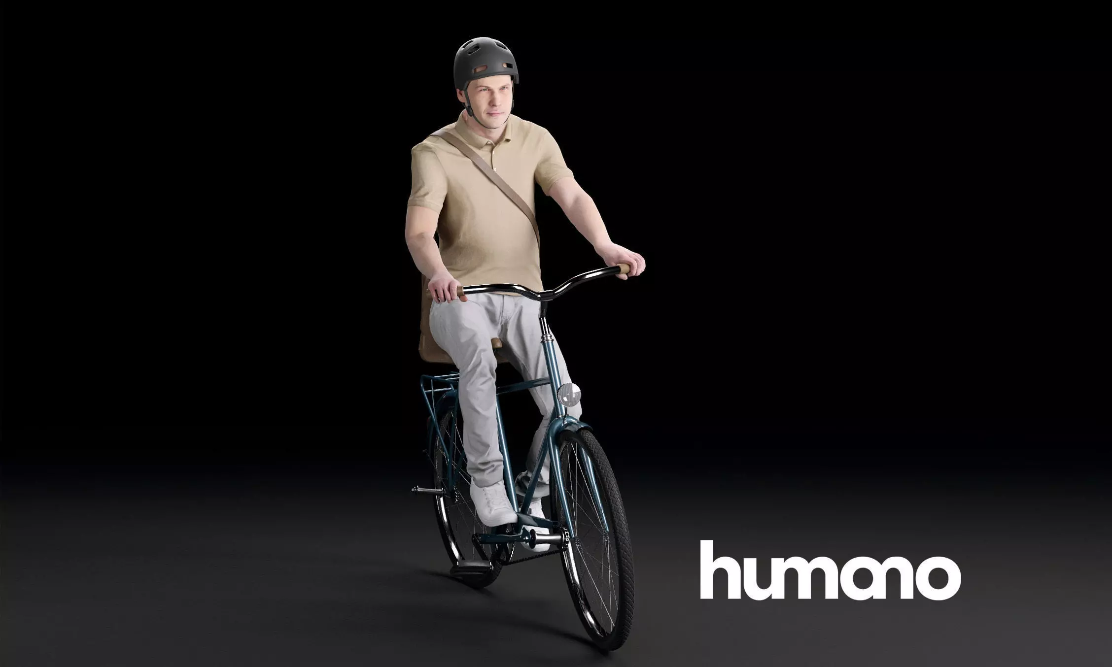 Humano Biking Man 0702 3D model_0