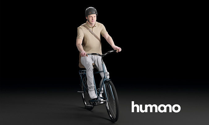 Humano Biking Man 0702 3D model