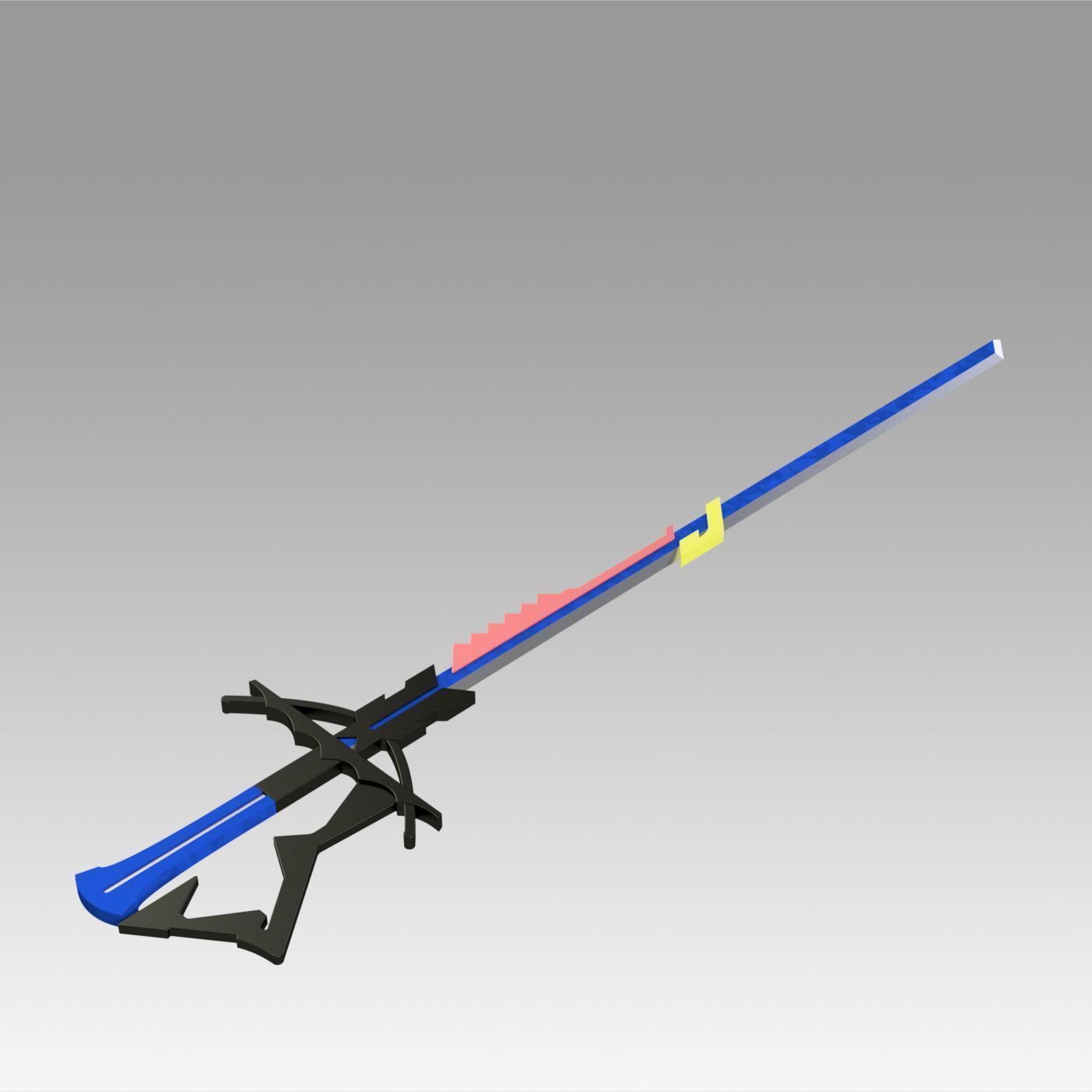 Arknights Astesia Epoque Sword Cosplay Weapon Prop 3D print model_2