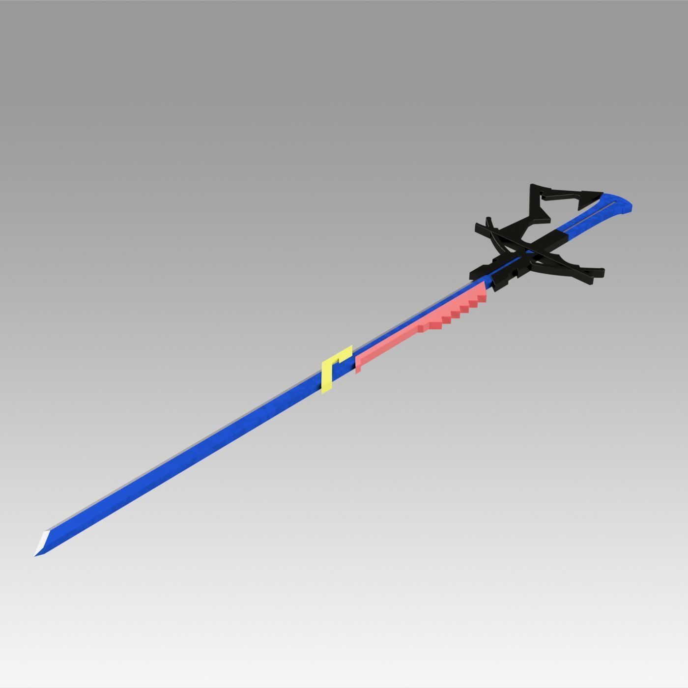 Arknights Astesia Epoque Sword Cosplay Weapon Prop 3D print model_6
