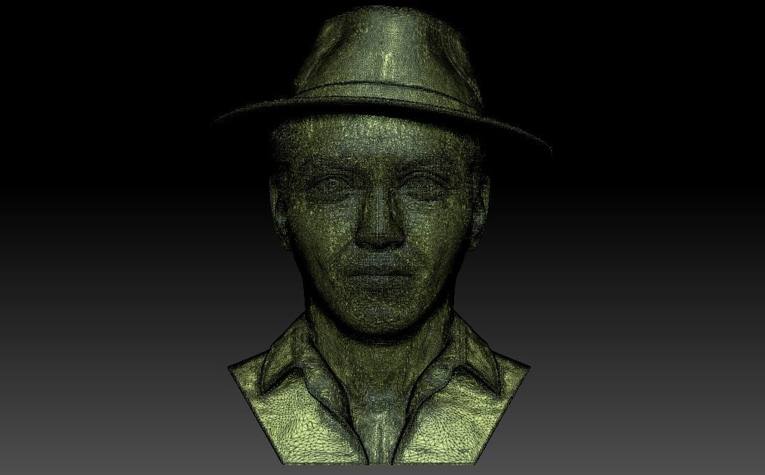 Bruno Mars bust 3D printing ready stl obj formats 3D print model_23
