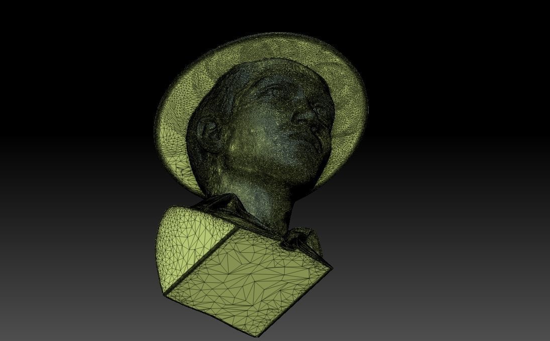 Bruno Mars bust 3D printing ready stl obj formats 3D print model_26