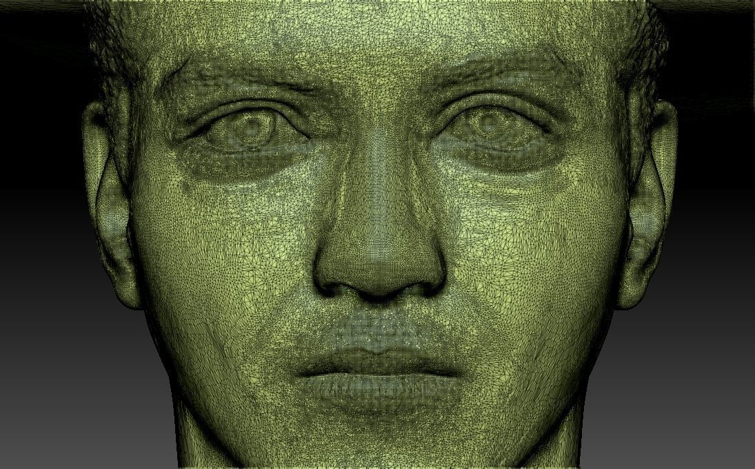 Bruno Mars bust 3D printing ready stl obj formats 3D print model_24