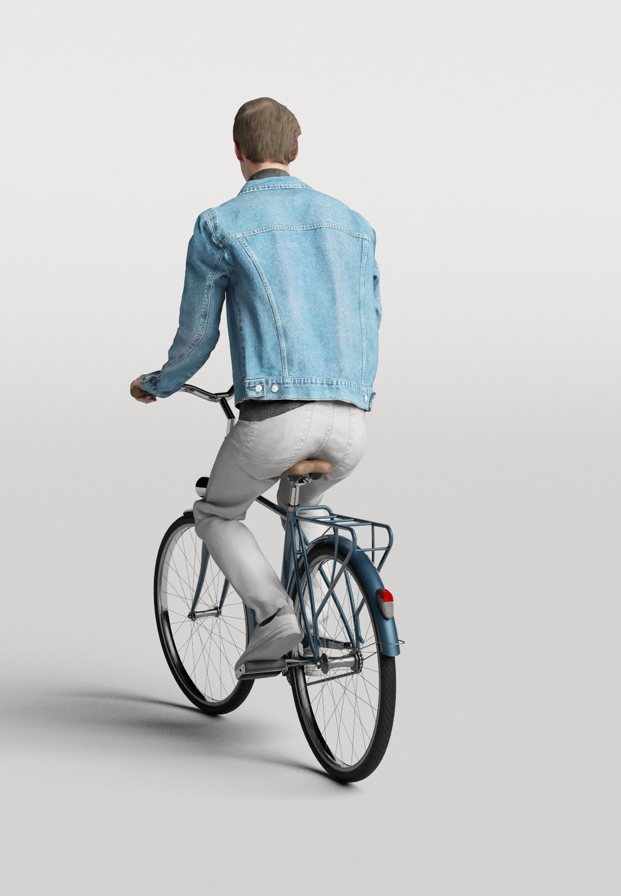 Humano Biking Man 0703 3D model_3