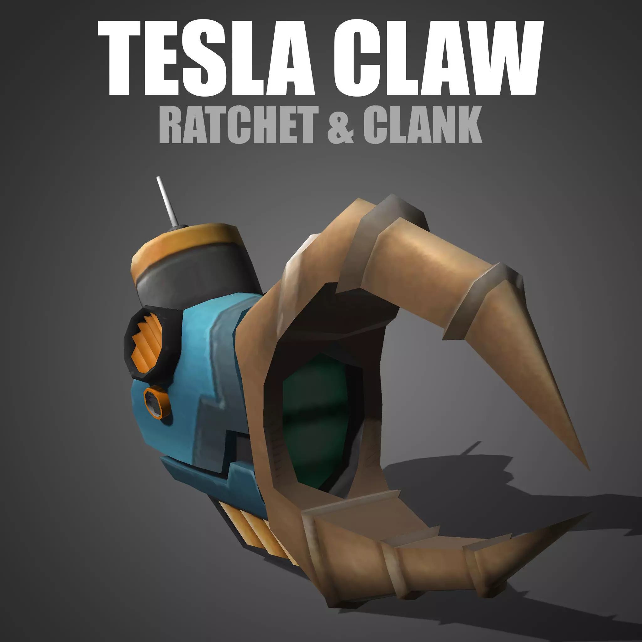 Tesla Claw - Ratchet and Clank 3D print model