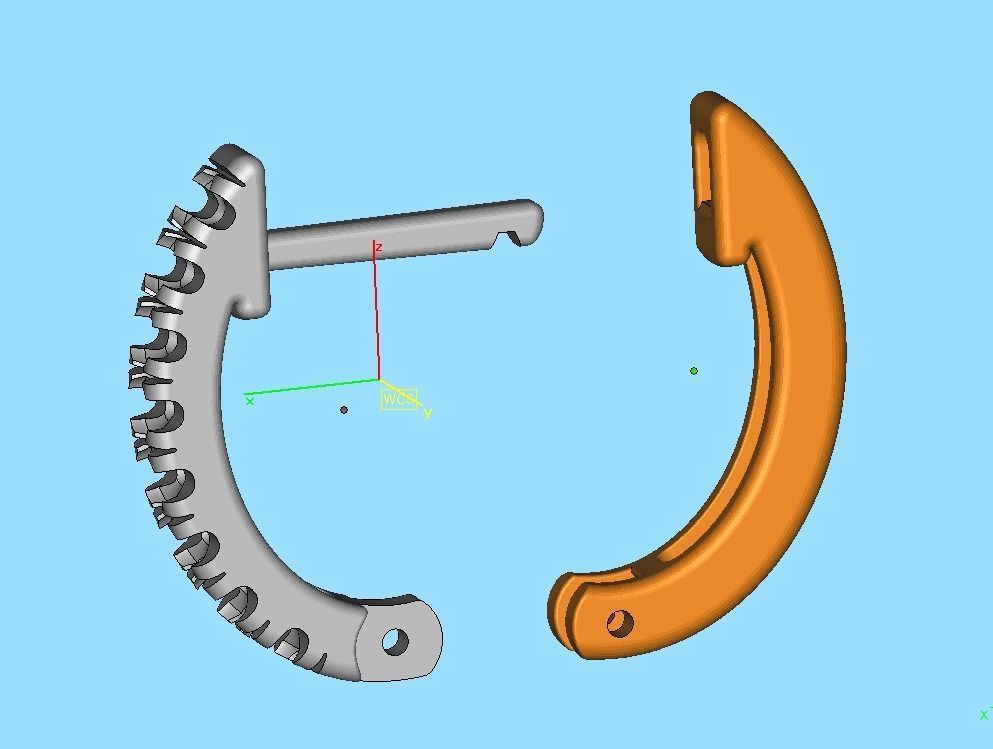 Small Hoop Earrings 11mm Oval Shape French Pave Setting 3D print model_16