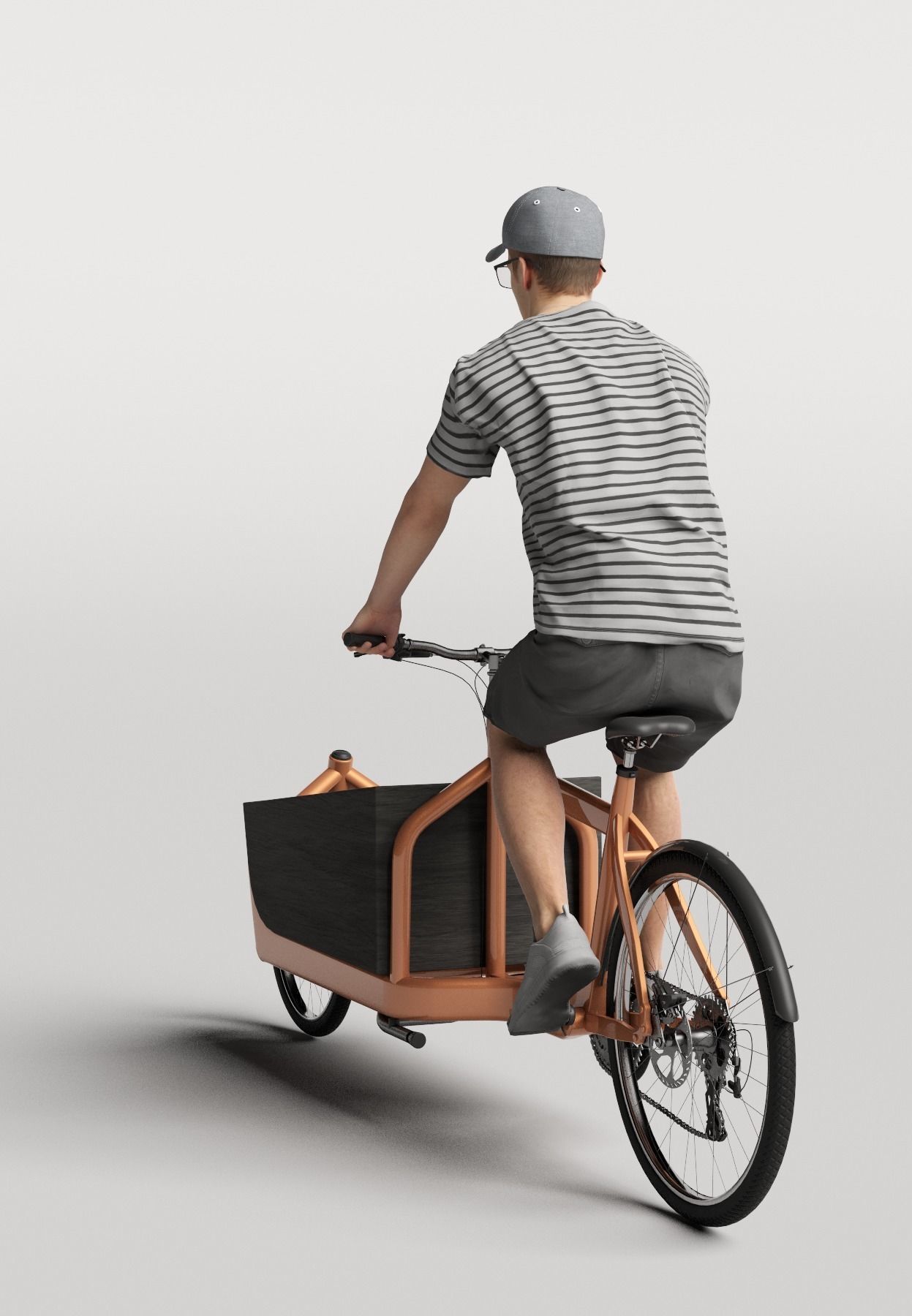 Humano Biking Woman 0709 3D model_3