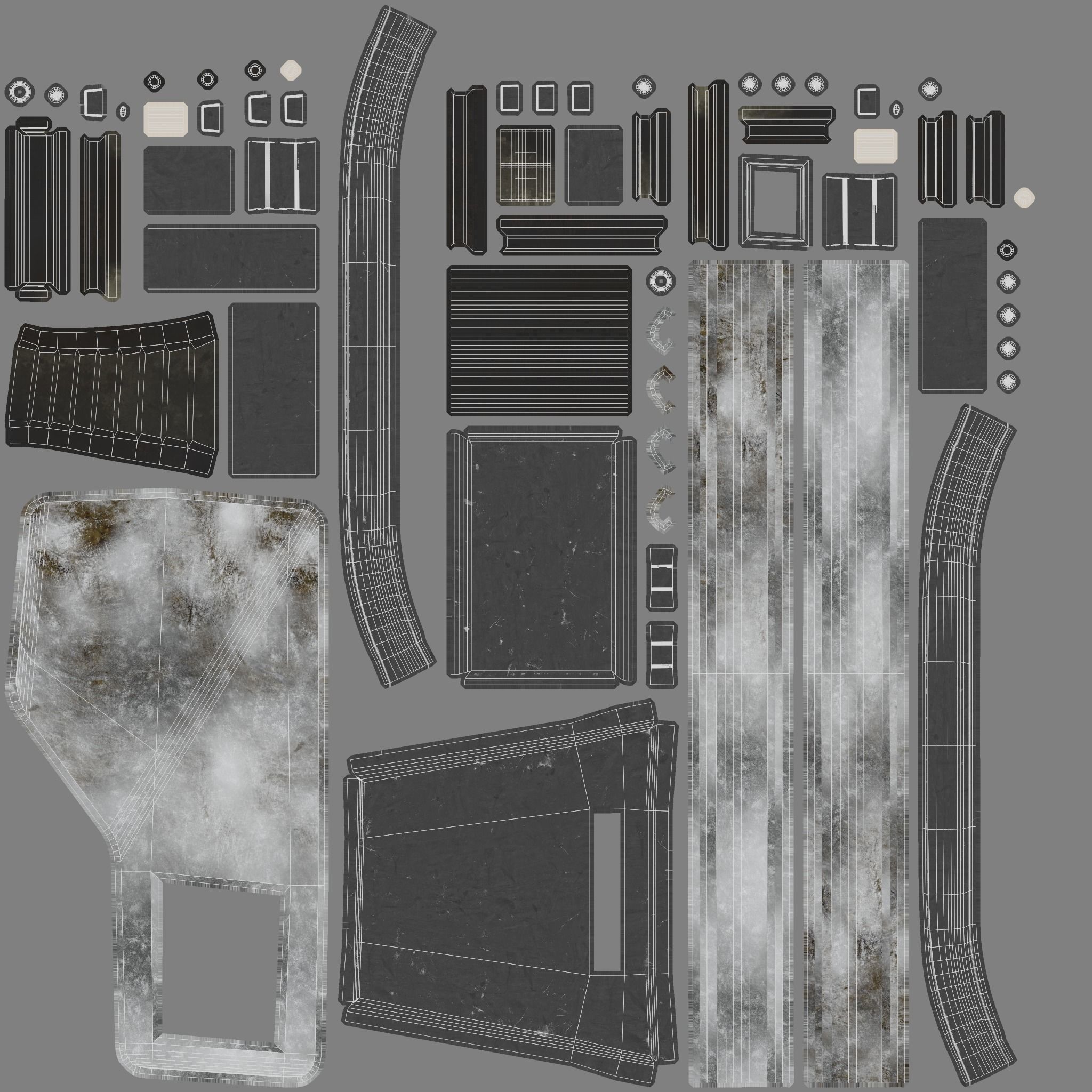 Realistic Cyberpunk Vending Machine Low-poly 3D model_12