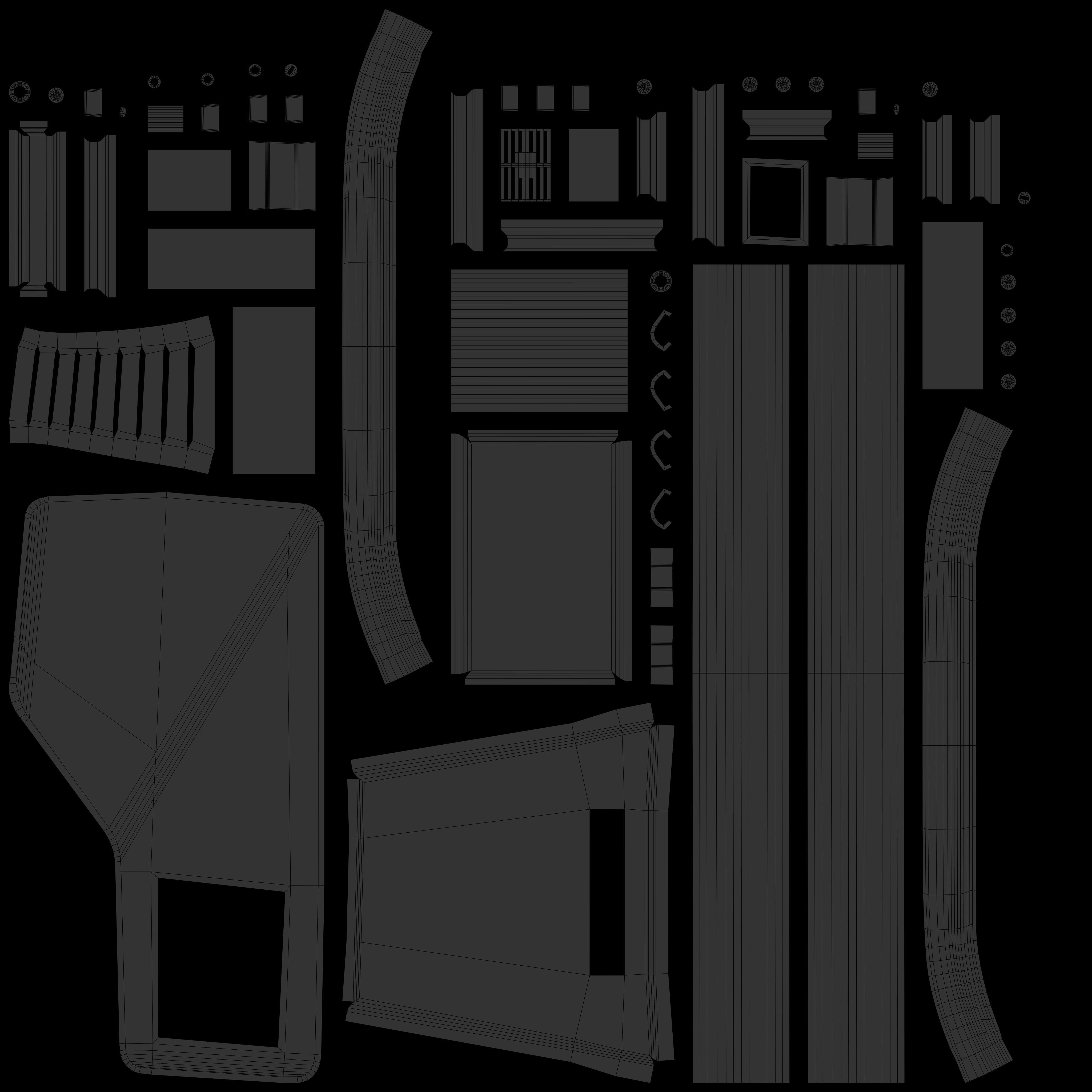Realistic Cyberpunk Vending Machine Low-poly 3D model_16