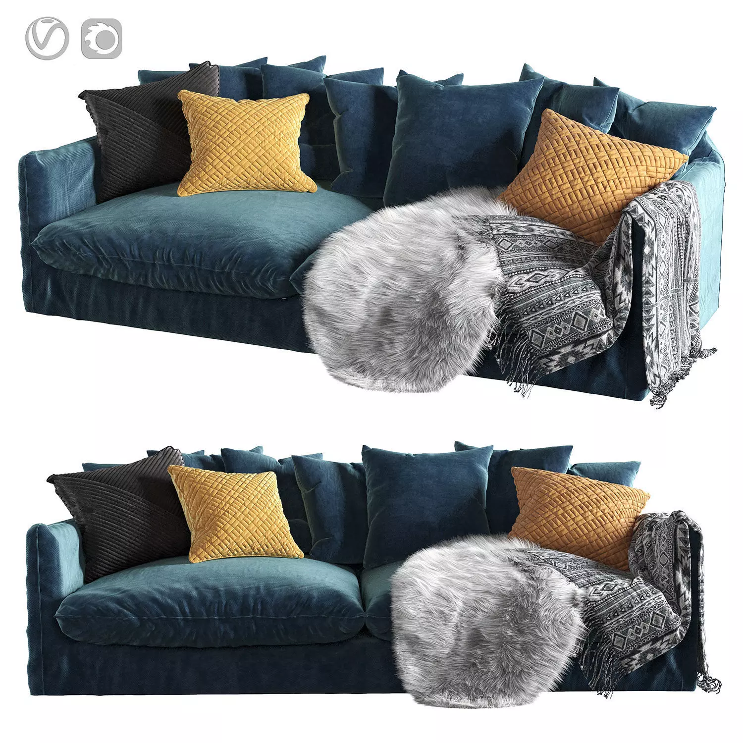 Singita sofa01-ASY 3D model