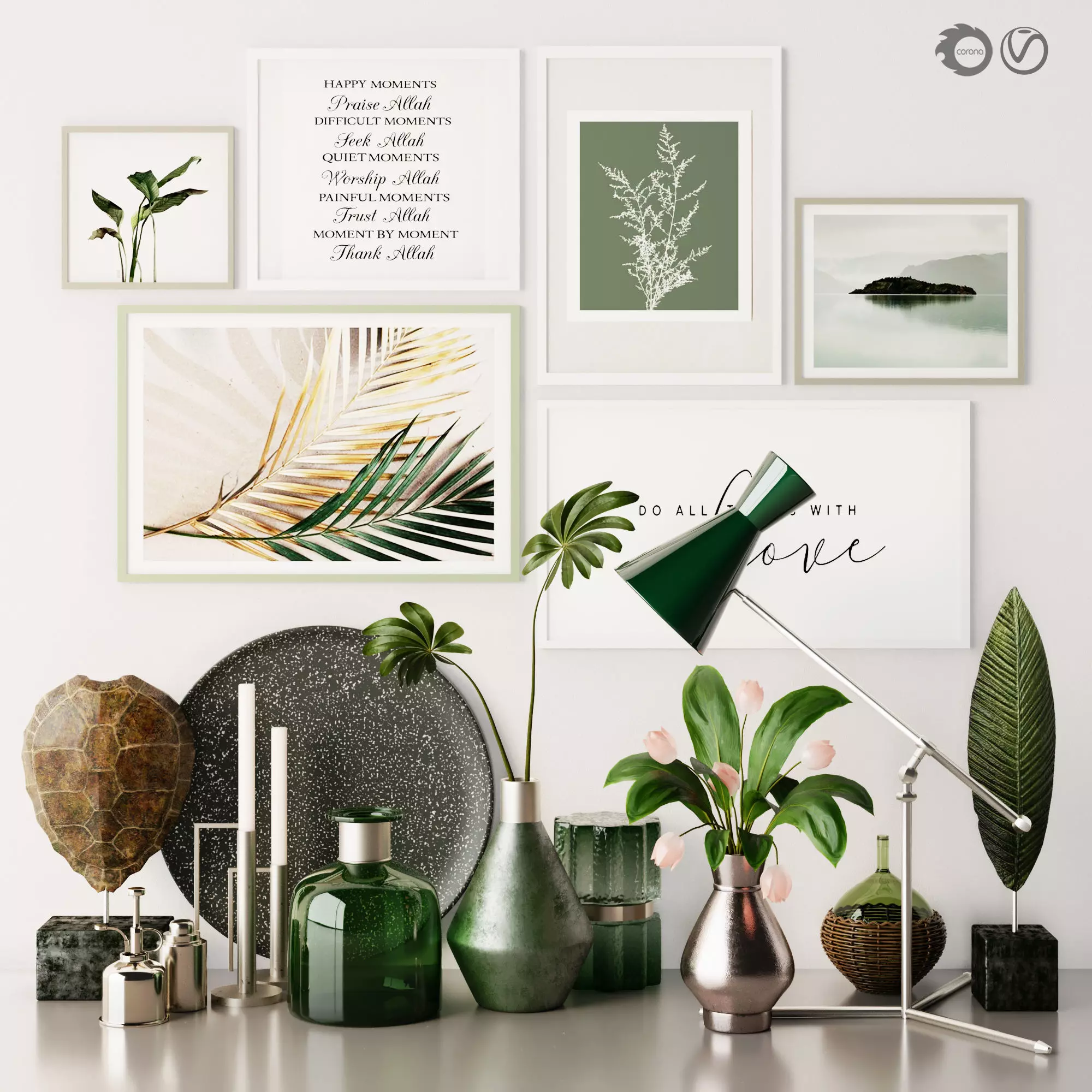 decorative set10 3D model_0