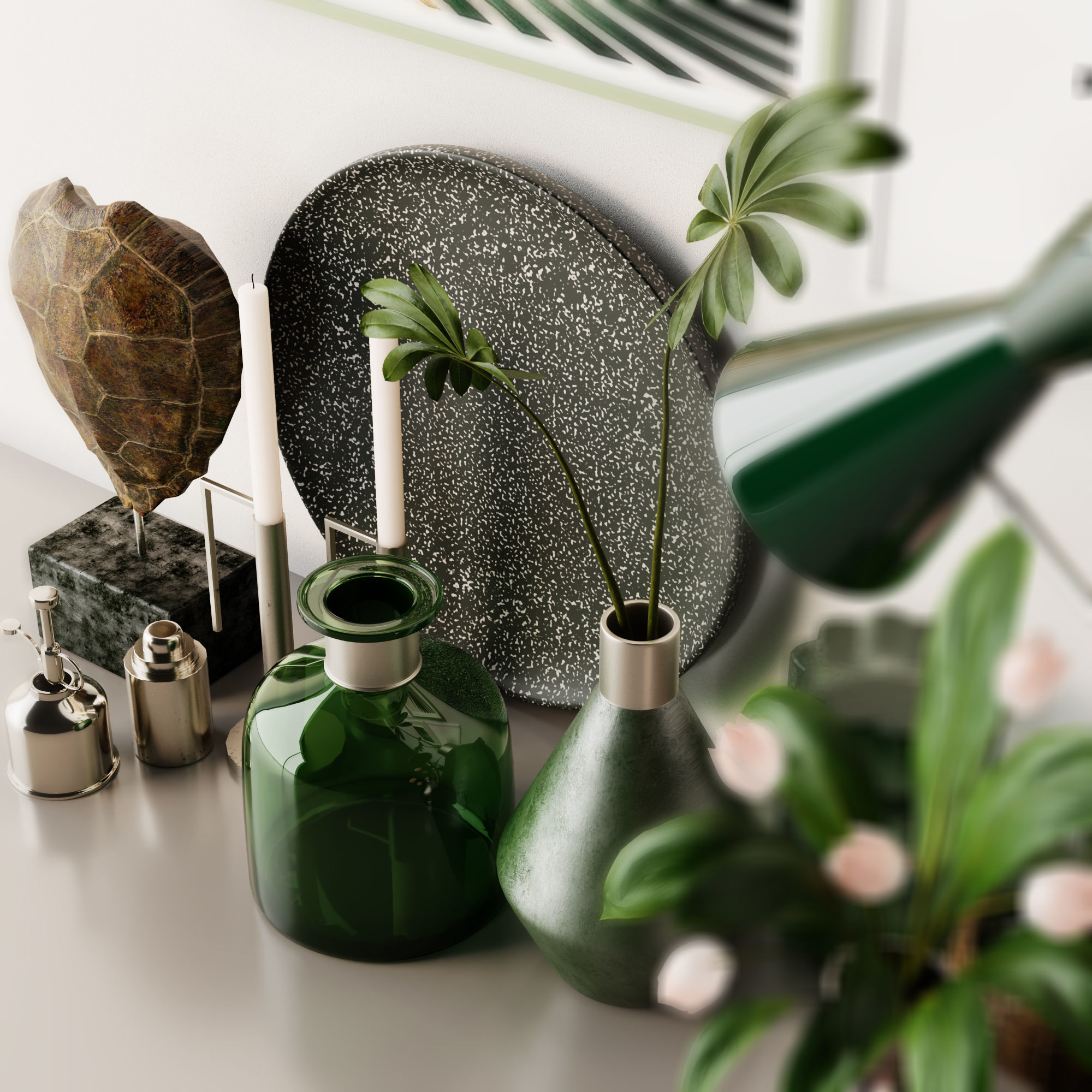 decorative set10 3D model_2