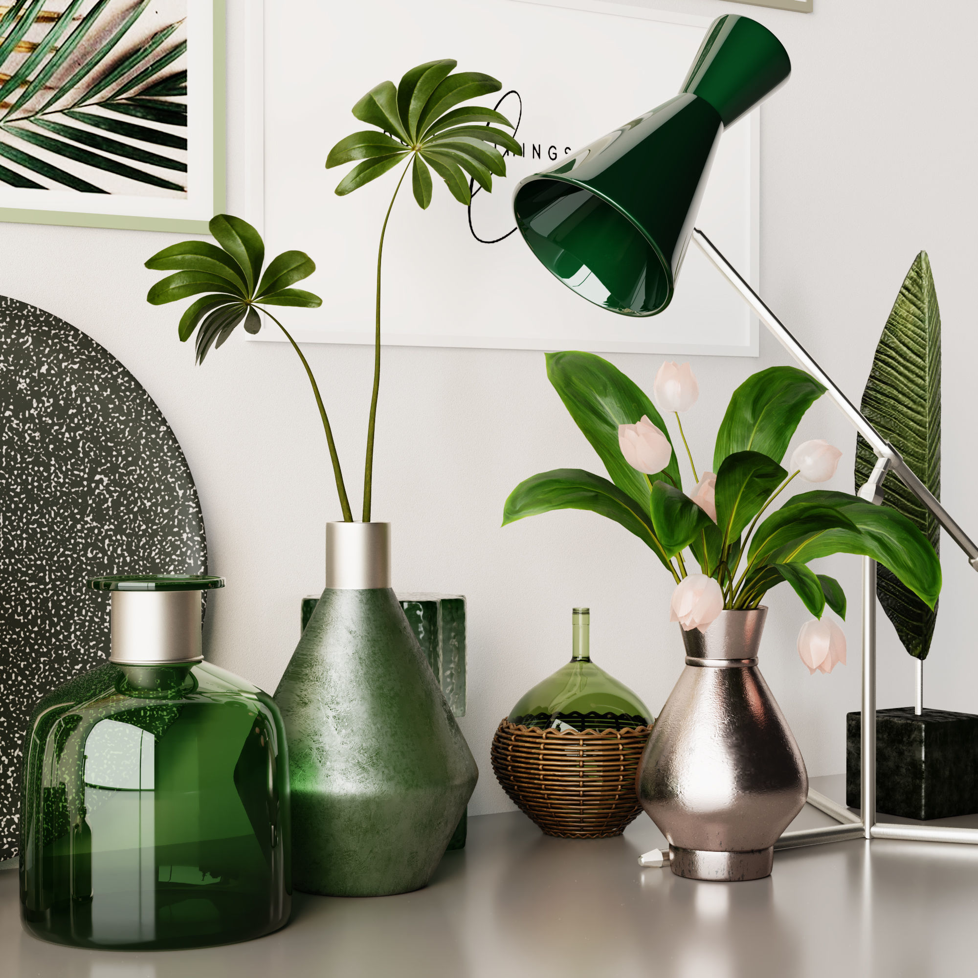 decorative set10 3D model_1