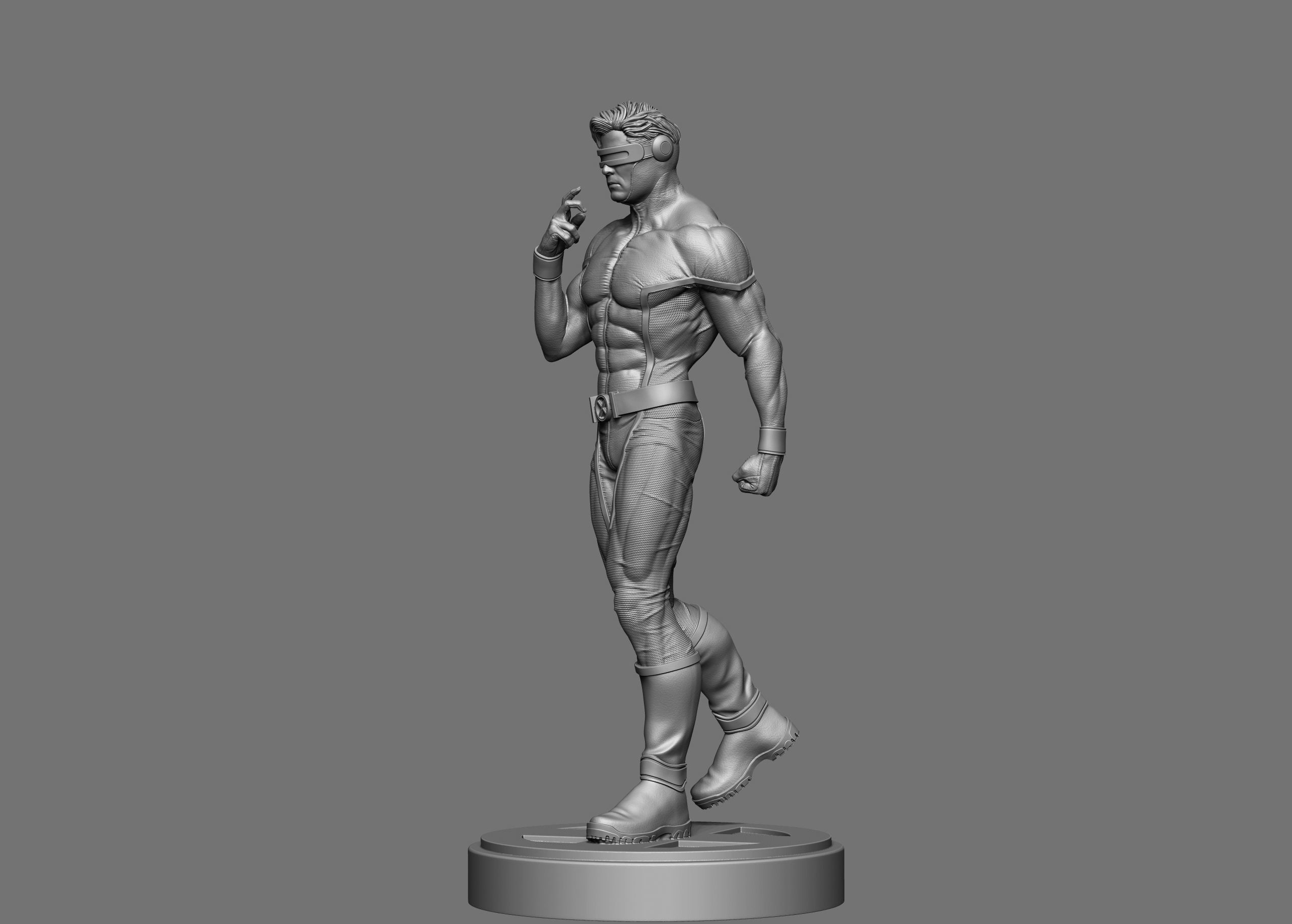 Cyclops 35mm scale - Pose 2 3D print model_1