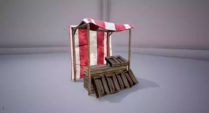 Medieval Wooden Stall