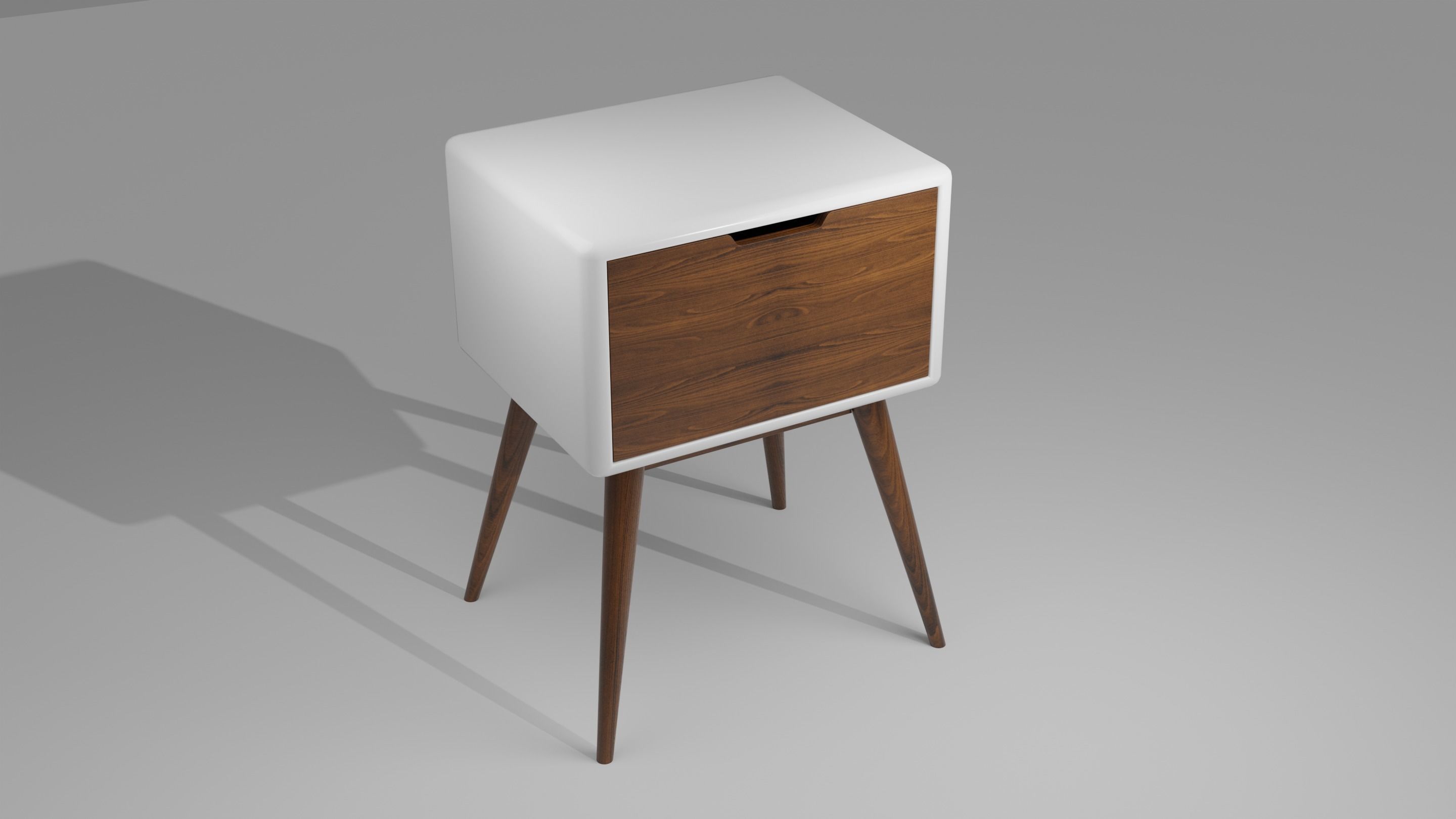 Bedside table 3D model_0