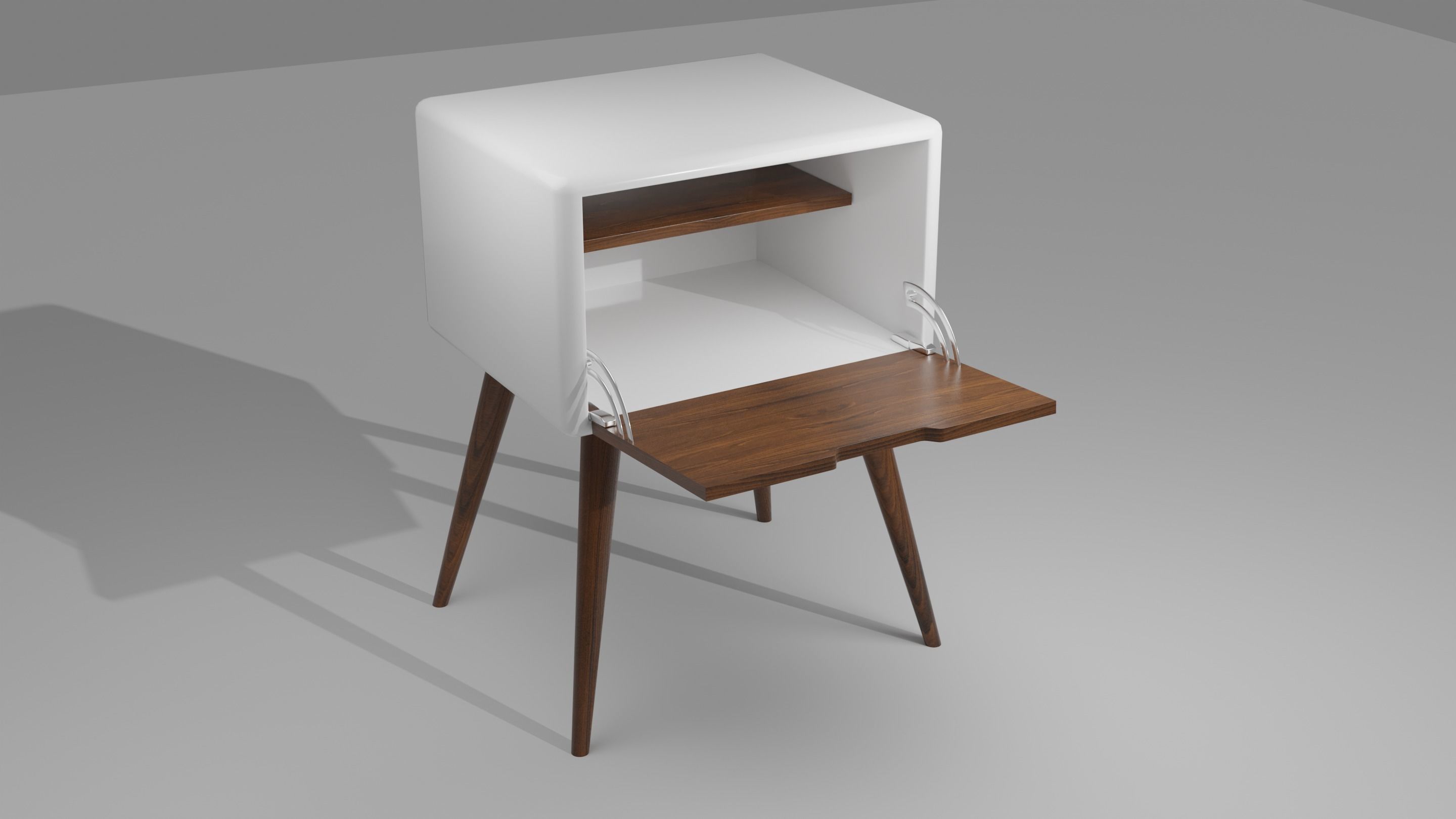 Bedside table 3D model_1