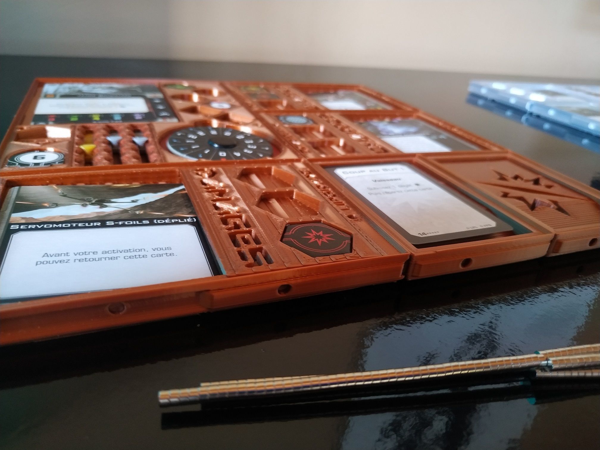 X-Wing 2nd Edition - modular dashboard 3D print model_12