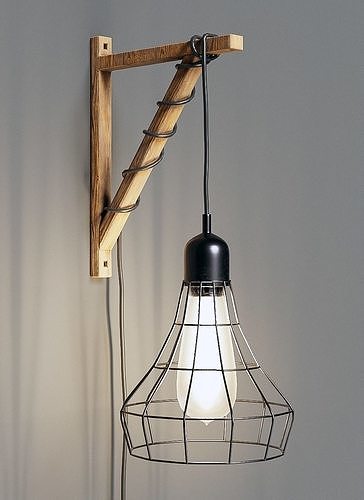 Suspended wall light 3D model