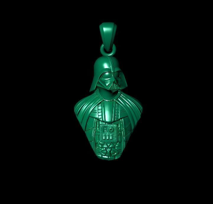 Darth vader - Pendant 3D print model_3
