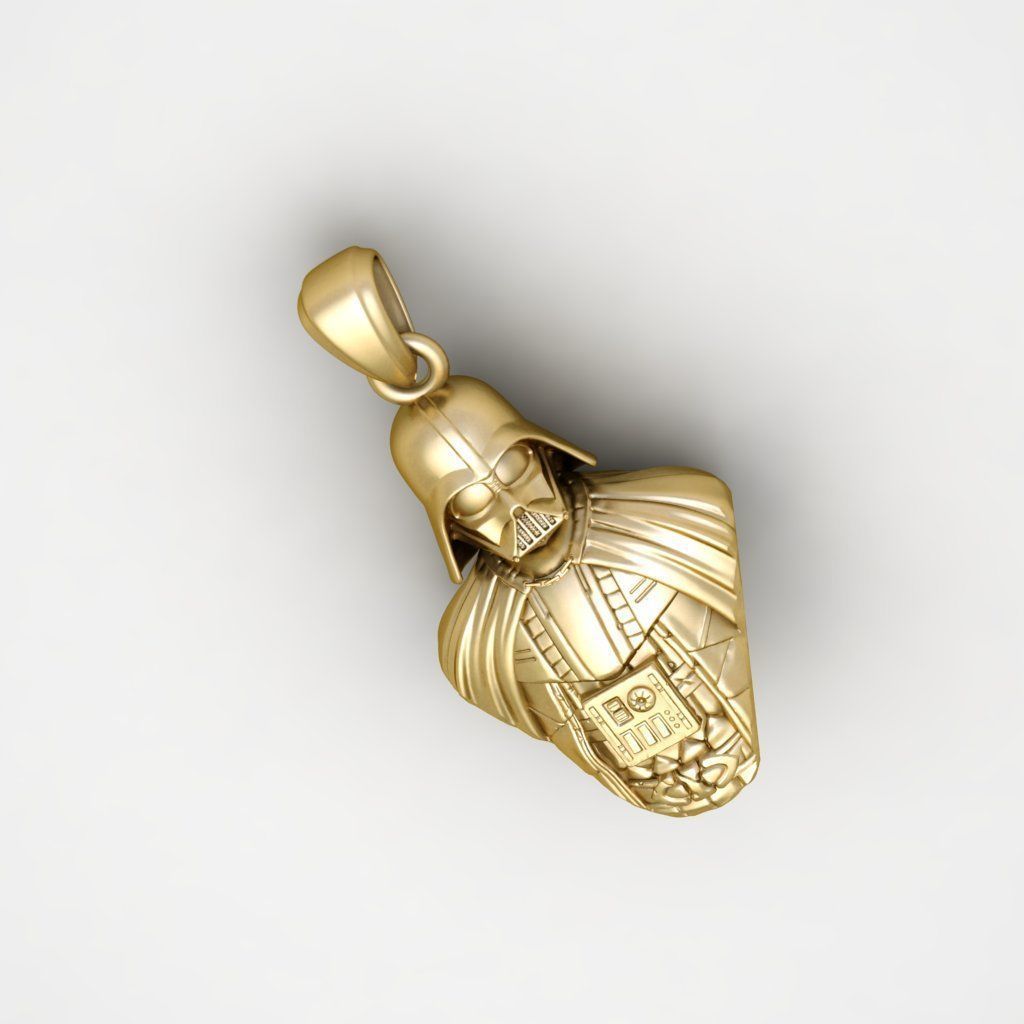 Darth vader - Pendant 3D print model_1