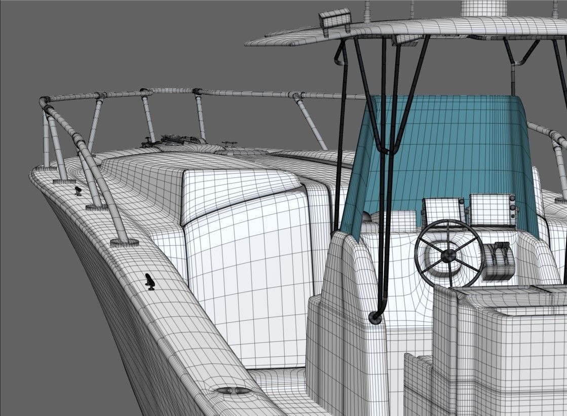 Fishing Boat 3D model_14