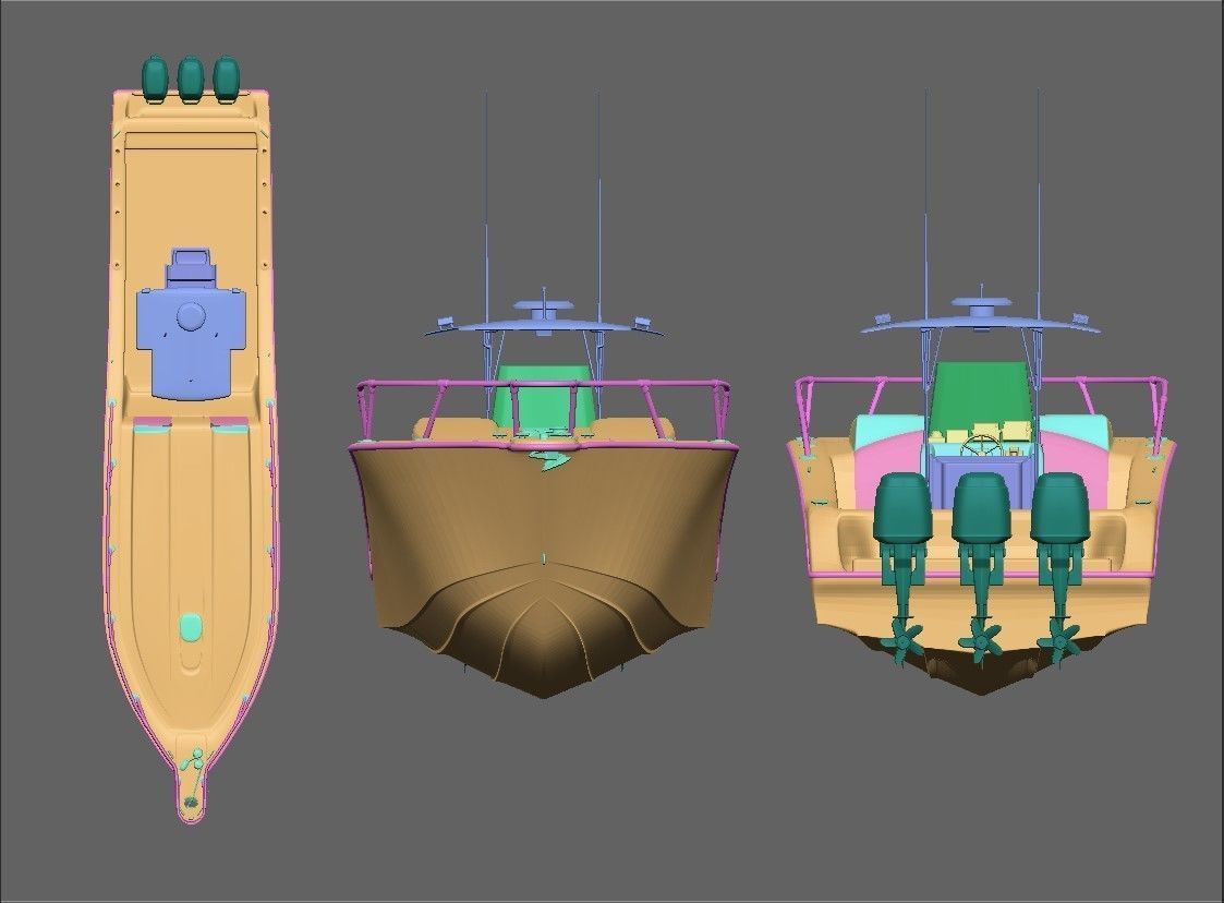 Fishing Boat 3D model_18