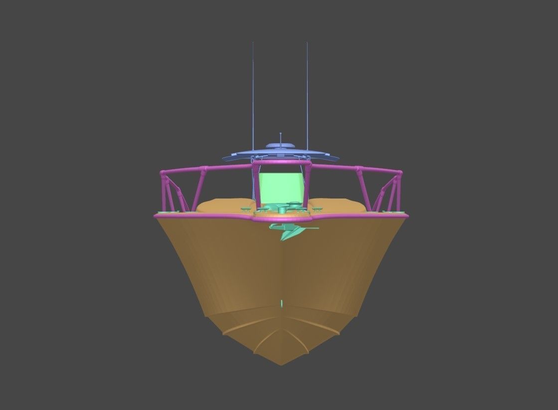 Fishing Boat 3D model_4