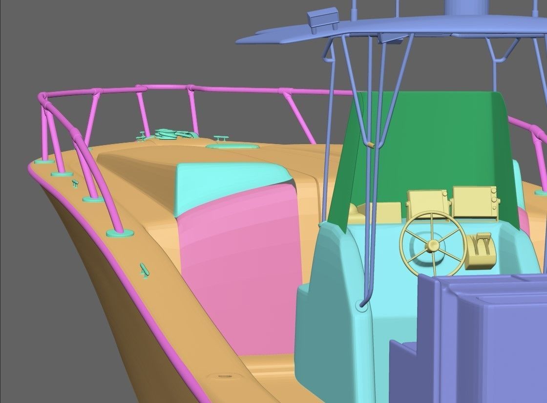 Fishing Boat 3D model_15