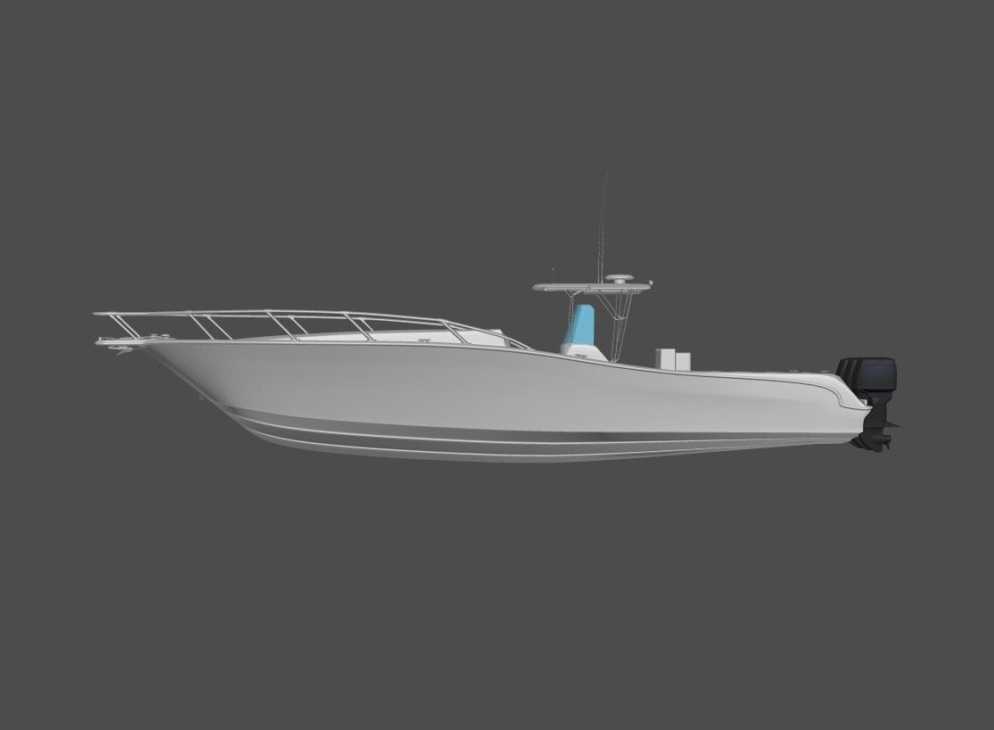 Fishing Boat 3D model_28