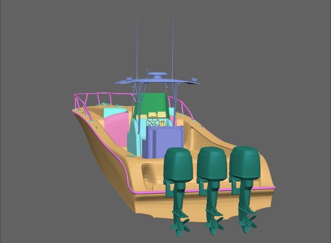 Fishing Boat 3D model_10