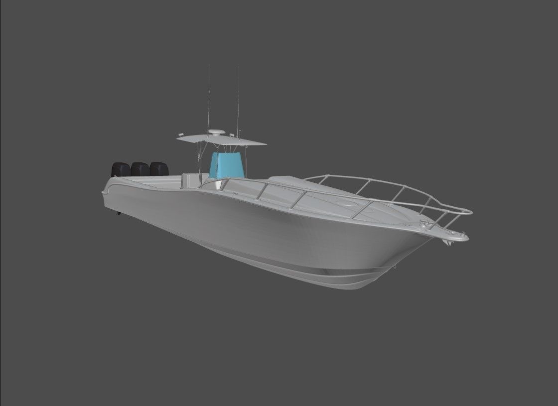 Fishing Boat 3D model_23