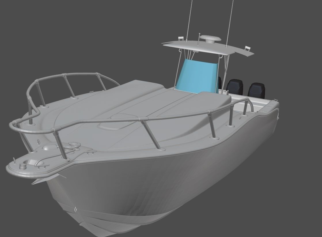 Fishing Boat 3D model_34
