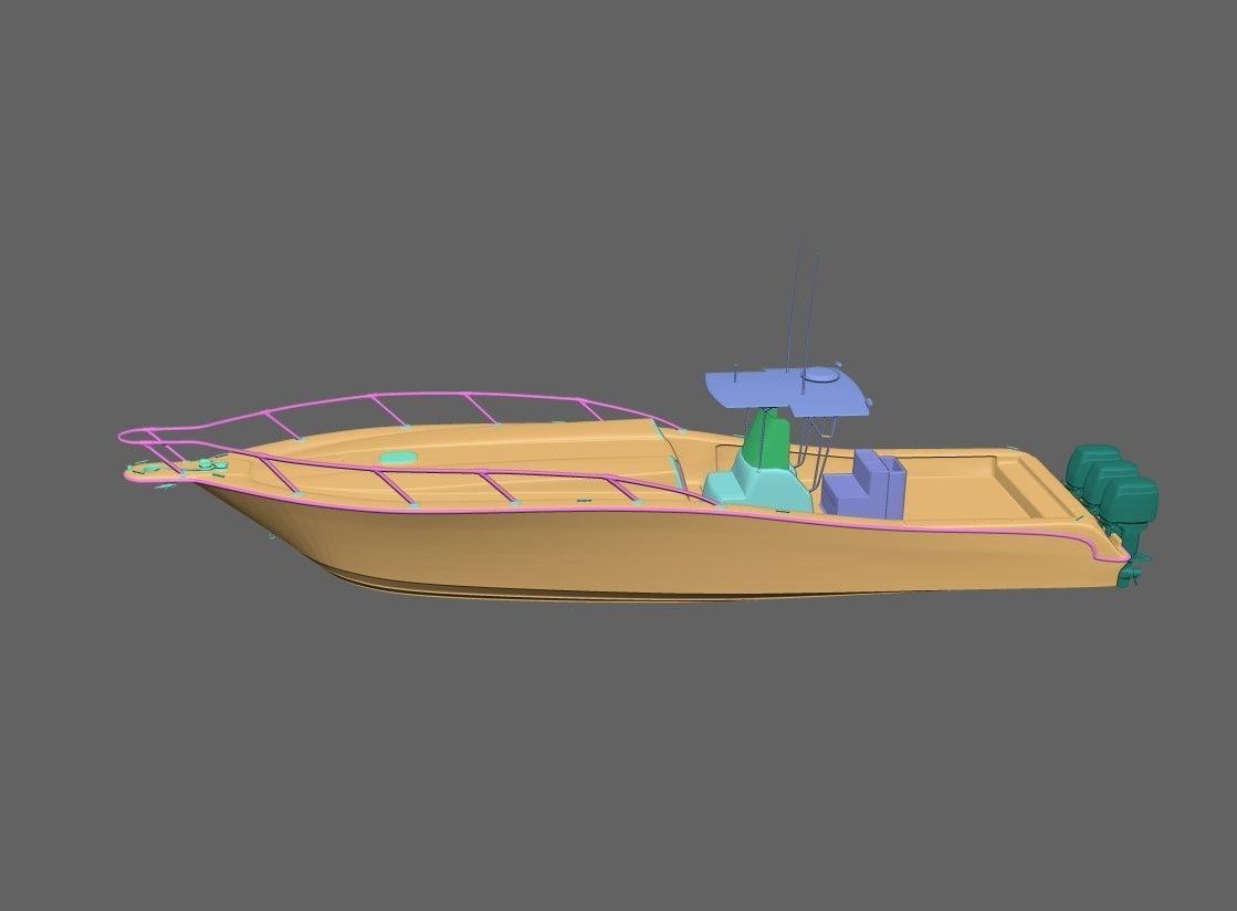 Fishing Boat 3D model_20