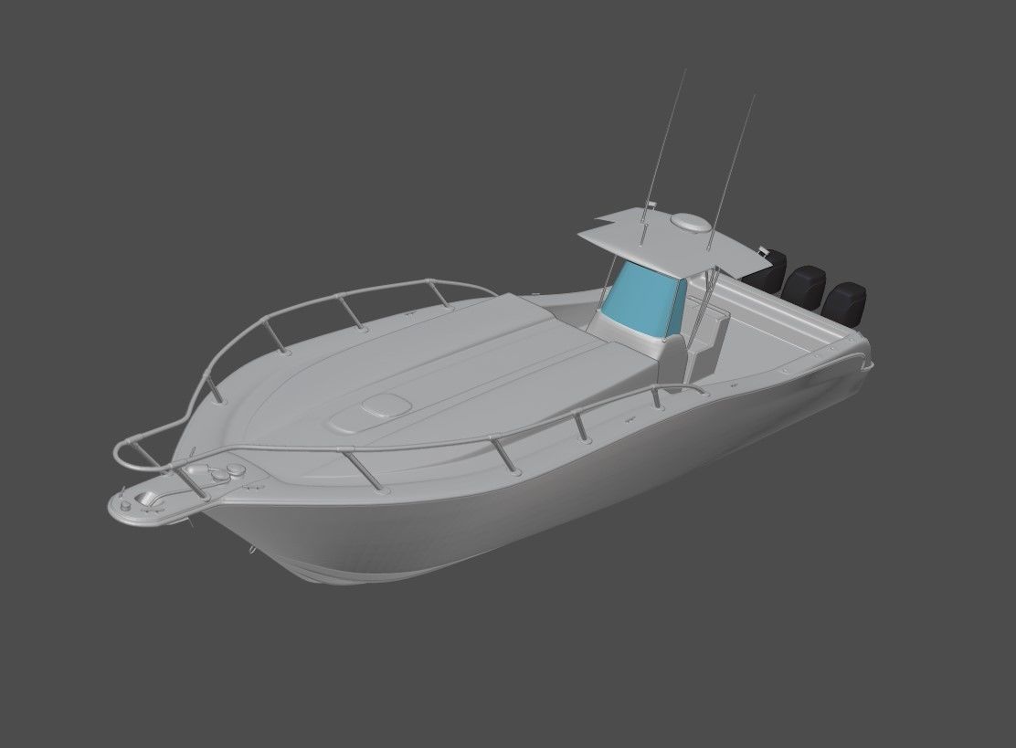 Fishing Boat 3D model_30