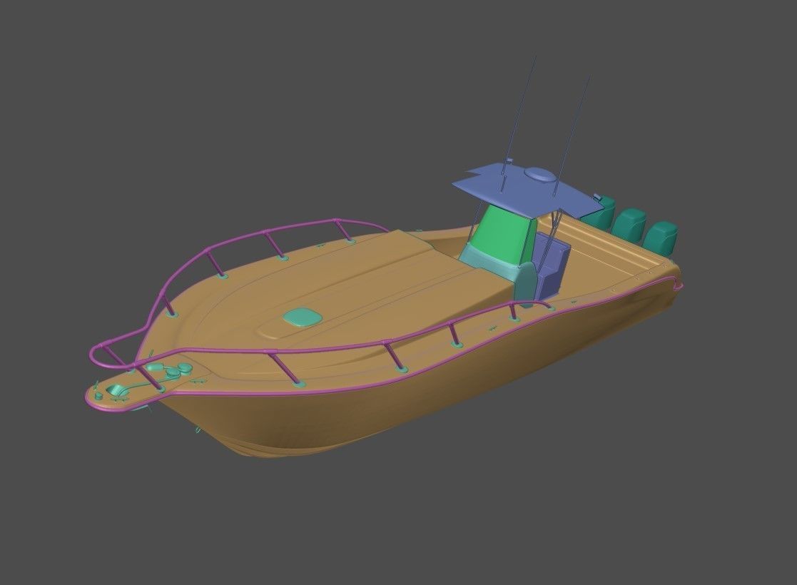 Fishing Boat 3D model_31