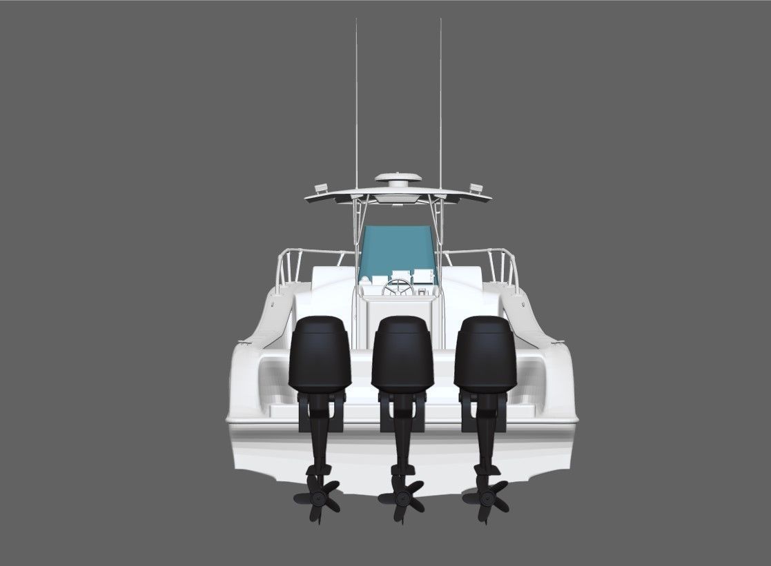 Fishing Boat 3D model_21