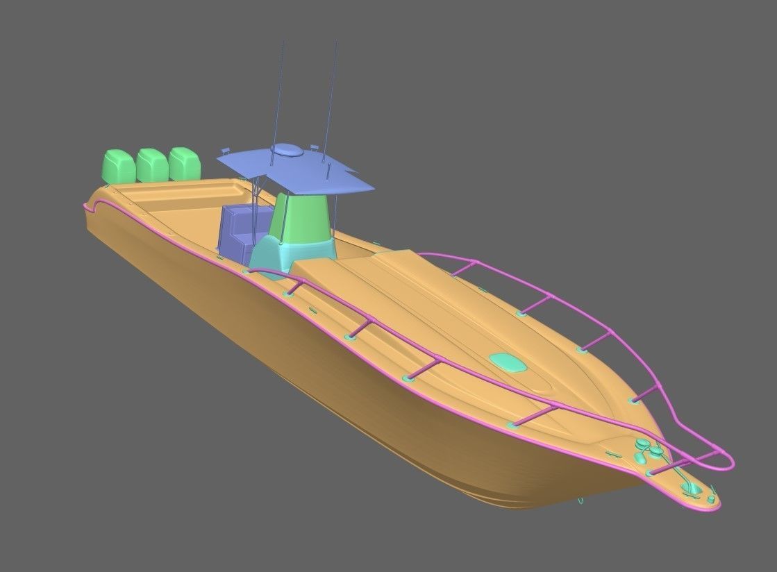 Fishing Boat 3D model_6