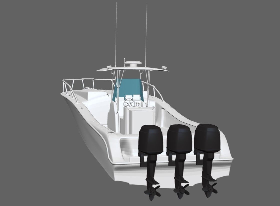 Fishing Boat 3D model_11
