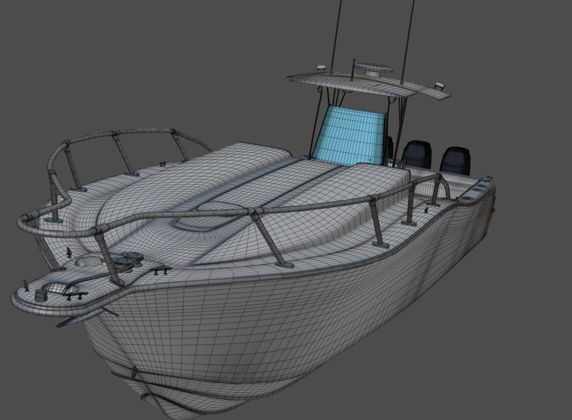 Fishing Boat 3D model_33