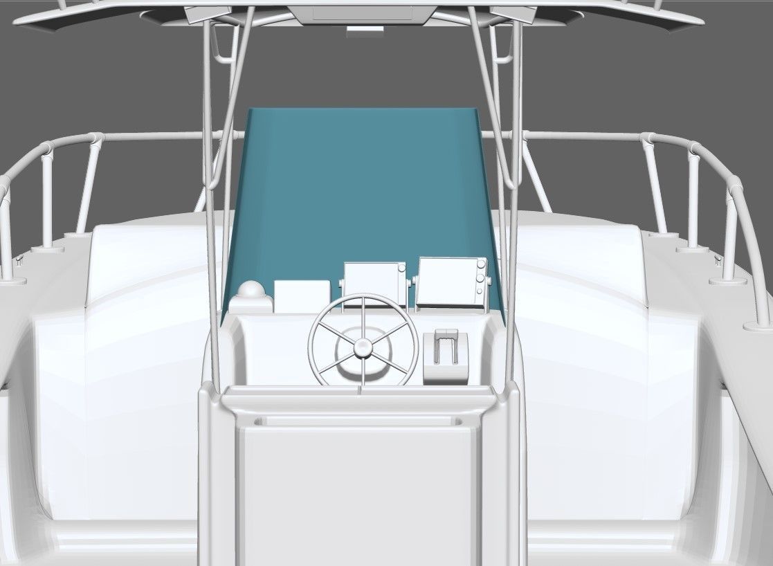 Fishing Boat 3D model_16