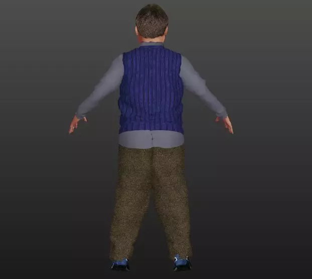 boy 3d character 3D model_0