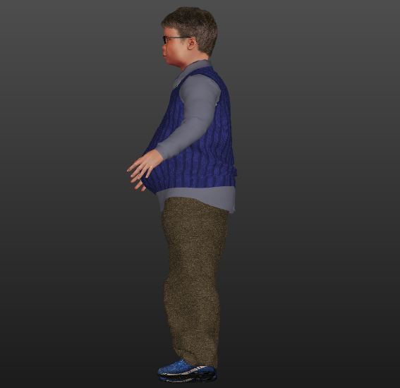 boy 3d character 3D model_2