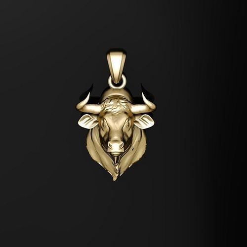 Bull - Pendant 3D print model