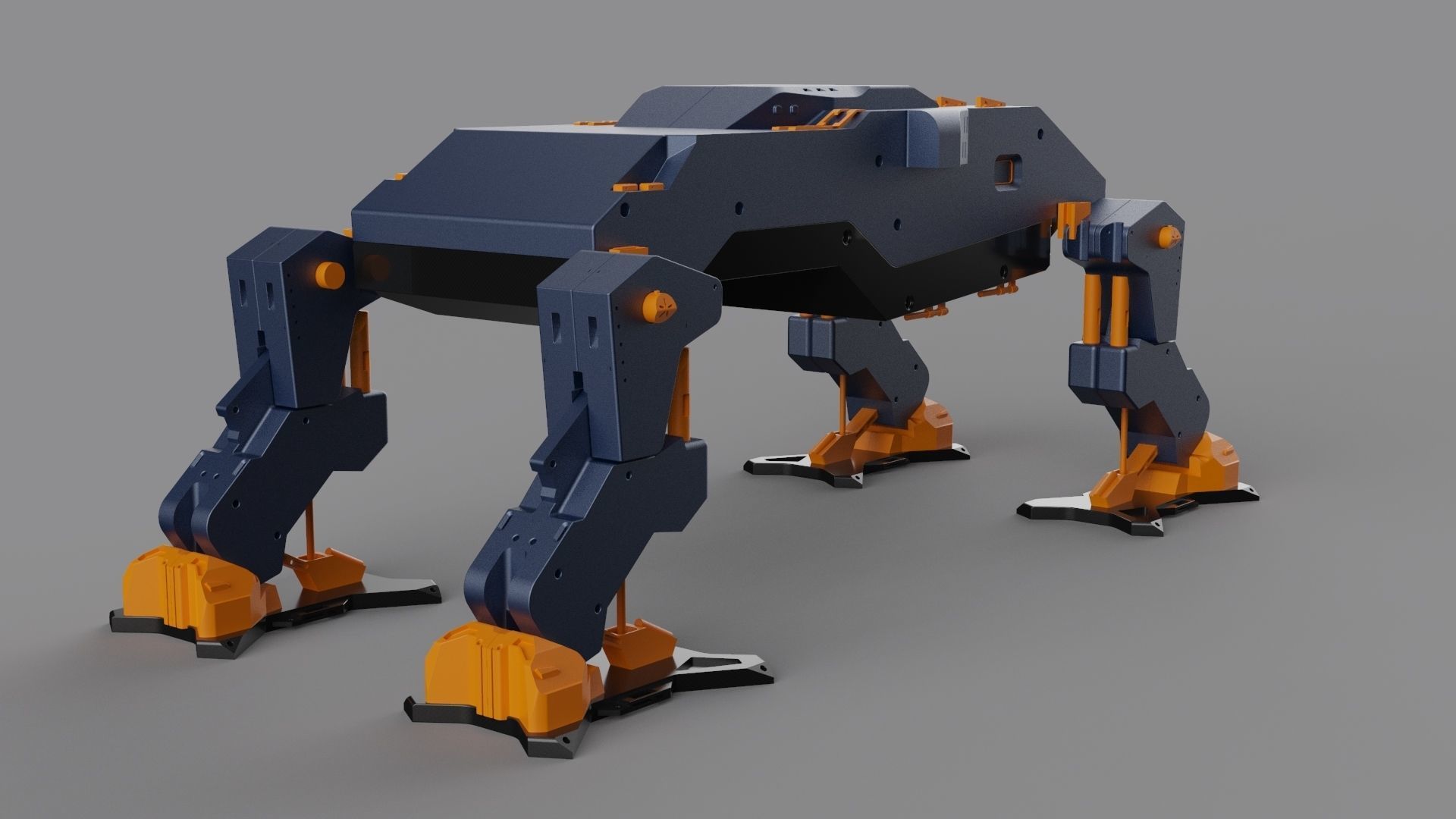 Explorer robot platypus transport vehicle  3D model_2