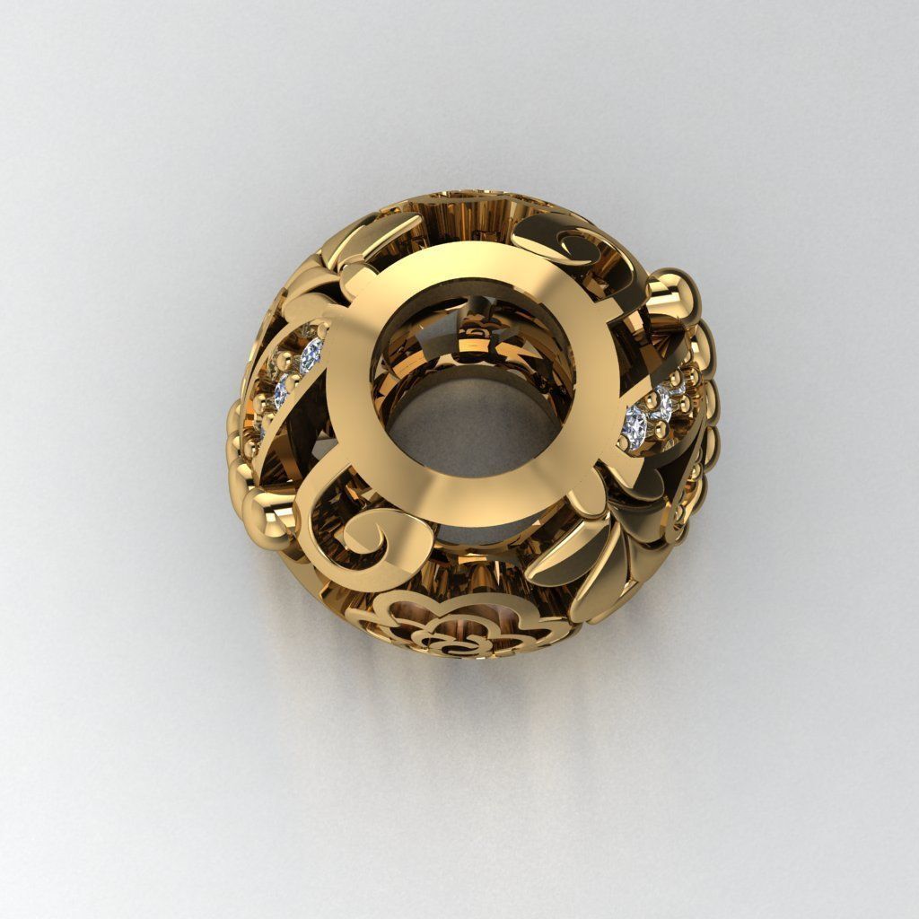 Beads - Charm - Pandora 3D print model_3