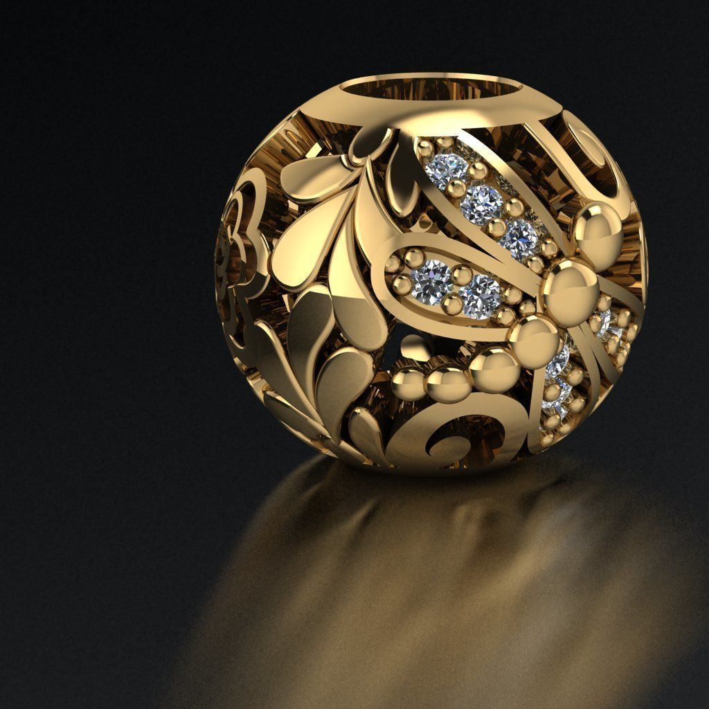 Beads - Charm - Pandora 3D print model_2