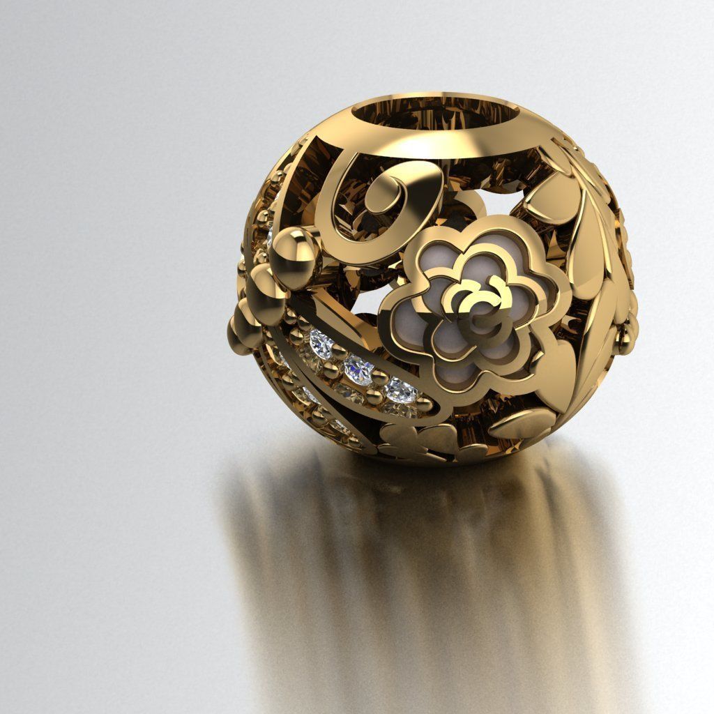 Beads - Charm - Pandora 3D print model_1