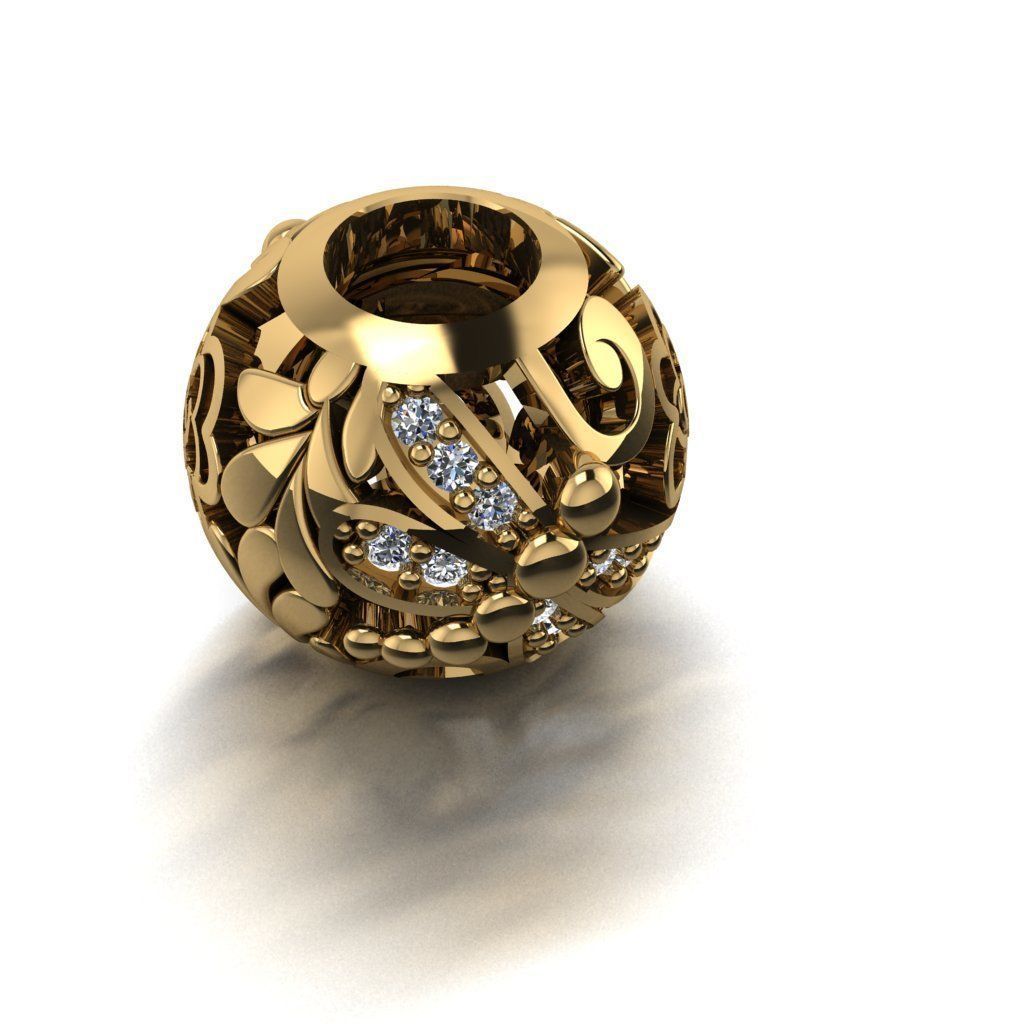 Beads - Charm - Pandora 3D print model_4